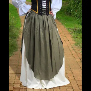 Medieval Skirt With Apron