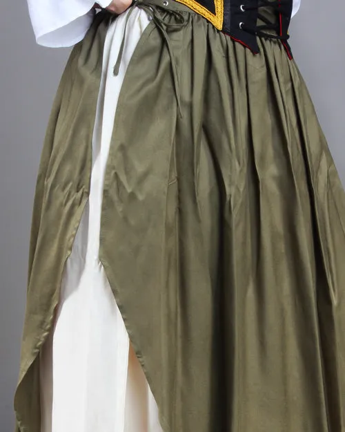 Medieval Skirt With Apron