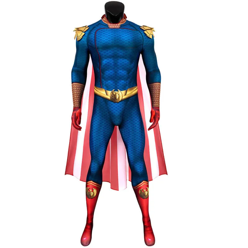 Mens Homelander Costumes The Boys Homelander Cosplay Jumpsuit Halloween Costume Adults