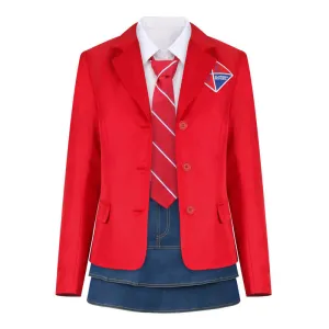 Mia Colucci Rebelde Outfits Rebelde Costume School Uniform Halloween Suit ACcosplay