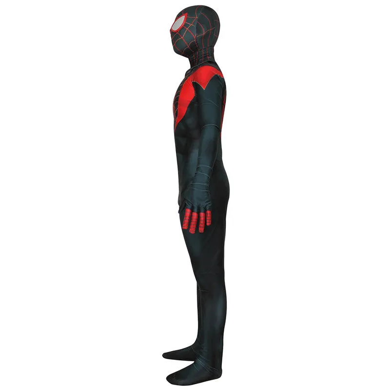 Miles Morales Costume Halloween Kids Ultimate Spider-Man Zentai Bodysuit Cosplay Suit