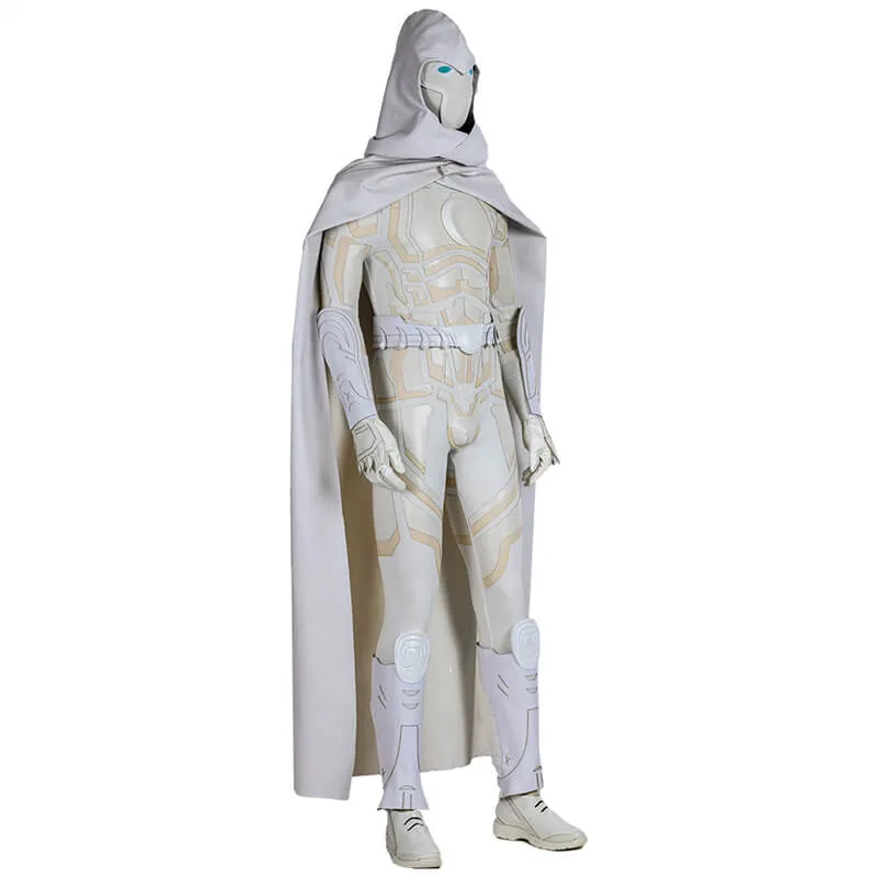 Moon Knight Cosplay Costume Suit Classic Moon Kight White Halloween Cosplay Suit
