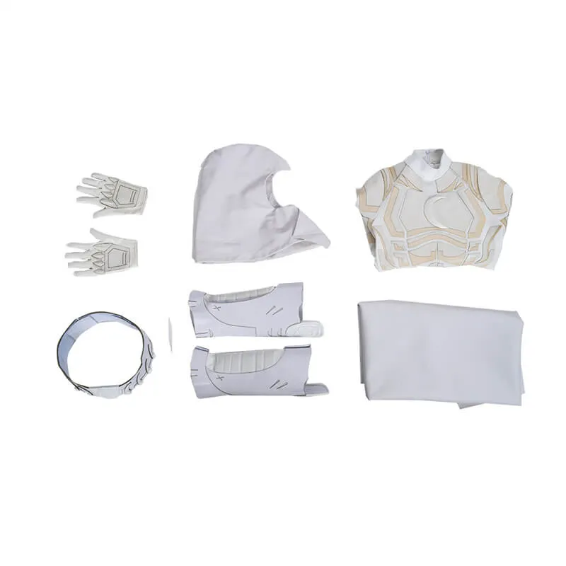 Moon Knight Cosplay Costume Suit Classic Moon Kight White Halloween Cosplay Suit