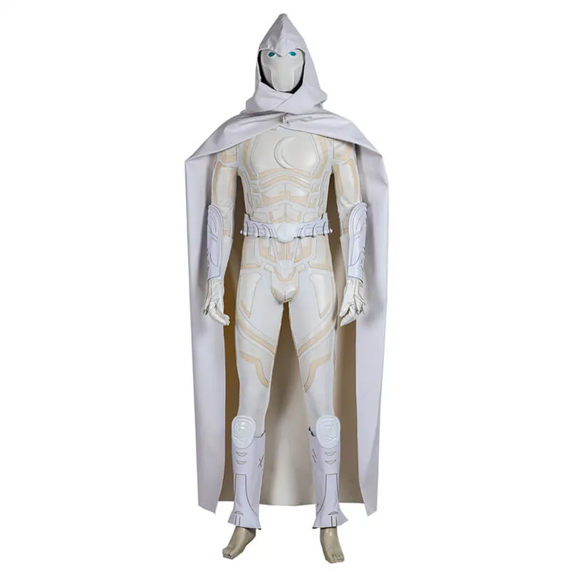 Moon Knight Cosplay Costume Suit Classic Moon Kight White Halloween Cosplay Suit