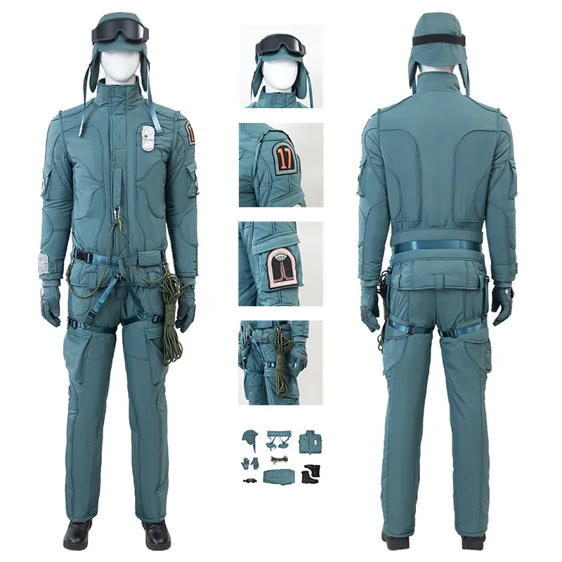 Movie: Mickey 17 2025 Robert Pattinson Cosplay Costume Halloween Suit ACcosplay