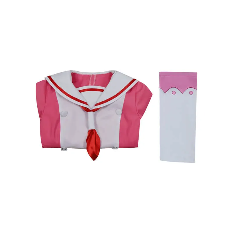 Muno na Nana Talentless Nana Nana Hiiragi Cosplay Costume Pink Dress School Uniform