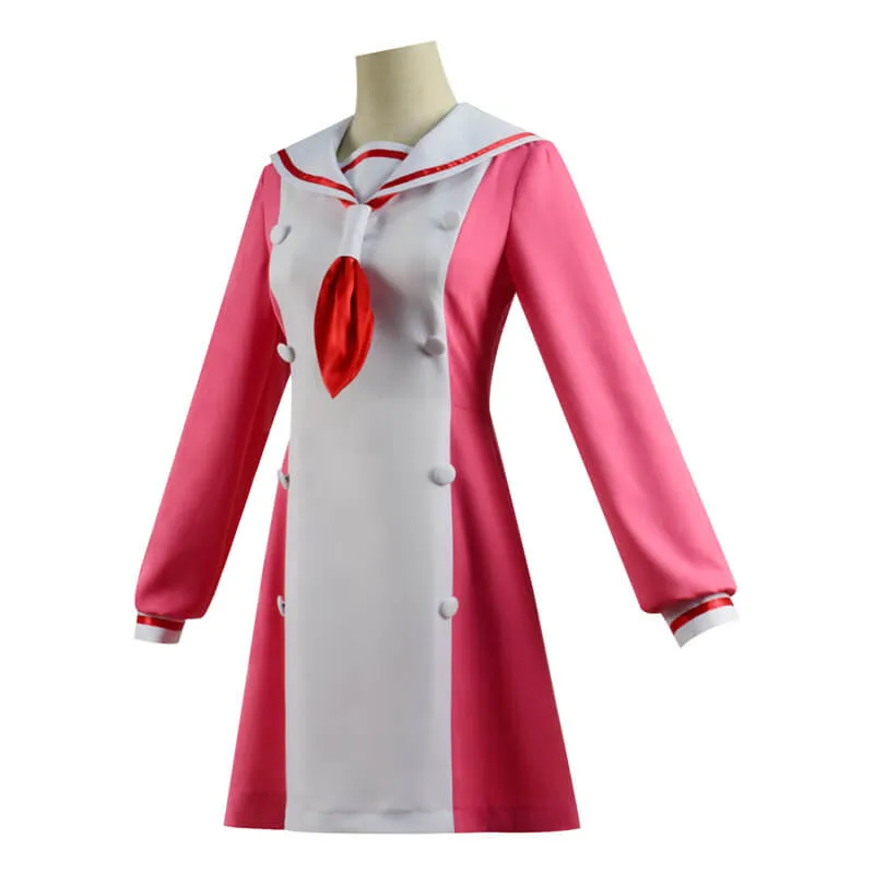 Muno na Nana Talentless Nana Nana Hiiragi Cosplay Costume Pink Dress School Uniform
