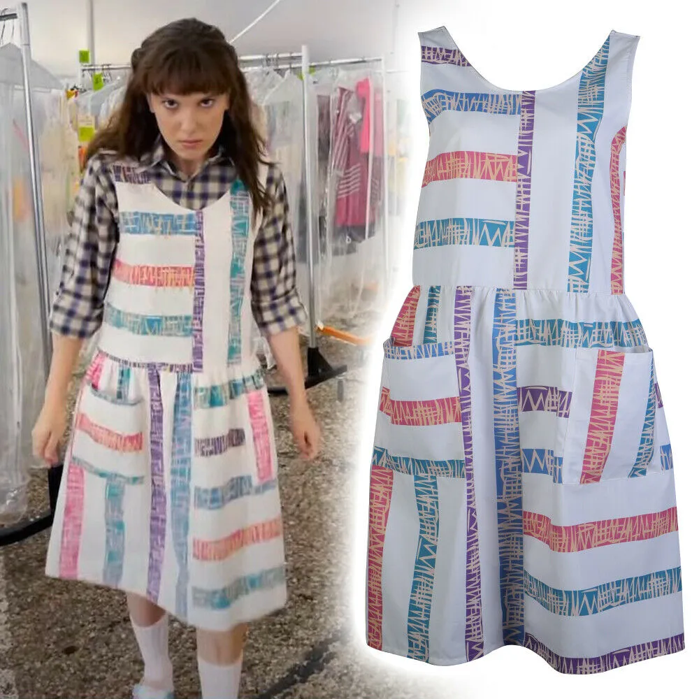 NEW 2022 Stranger Things Eleven Costume Dress | Dustin Max Mike Jim Hopper Cosplay