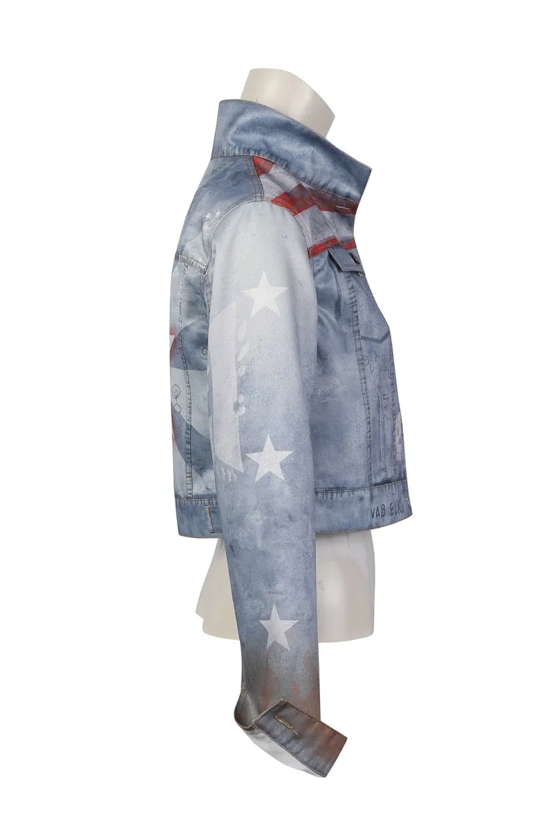 NEW America Chavez Denim Jacket | Cosplay Costume Jacket in Dr Strange The Multiverse of Madness 2022