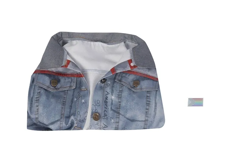 NEW America Chavez Denim Jacket | Cosplay Costume Jacket in Dr Strange The Multiverse of Madness 2022