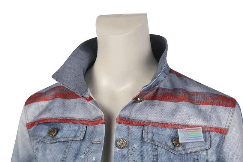NEW America Chavez Denim Jacket | Cosplay Costume Jacket in Dr Strange The Multiverse of Madness 2022