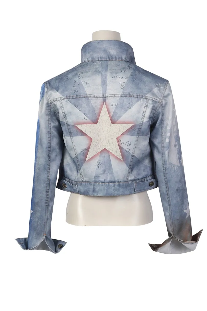 NEW America Chavez Denim Jacket | Cosplay Costume Jacket in Dr Strange The Multiverse of Madness 2022