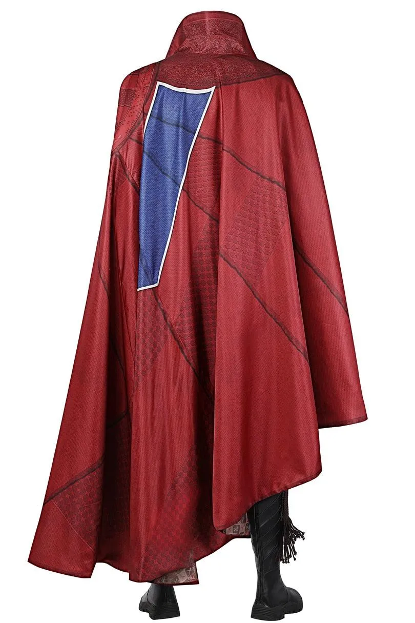 NEW Arrival 2022 Doctor Strange in the Multiverse of Madness | Dr Stephen Strange Costume Cosplay Outfit With Printed Cape   Boots