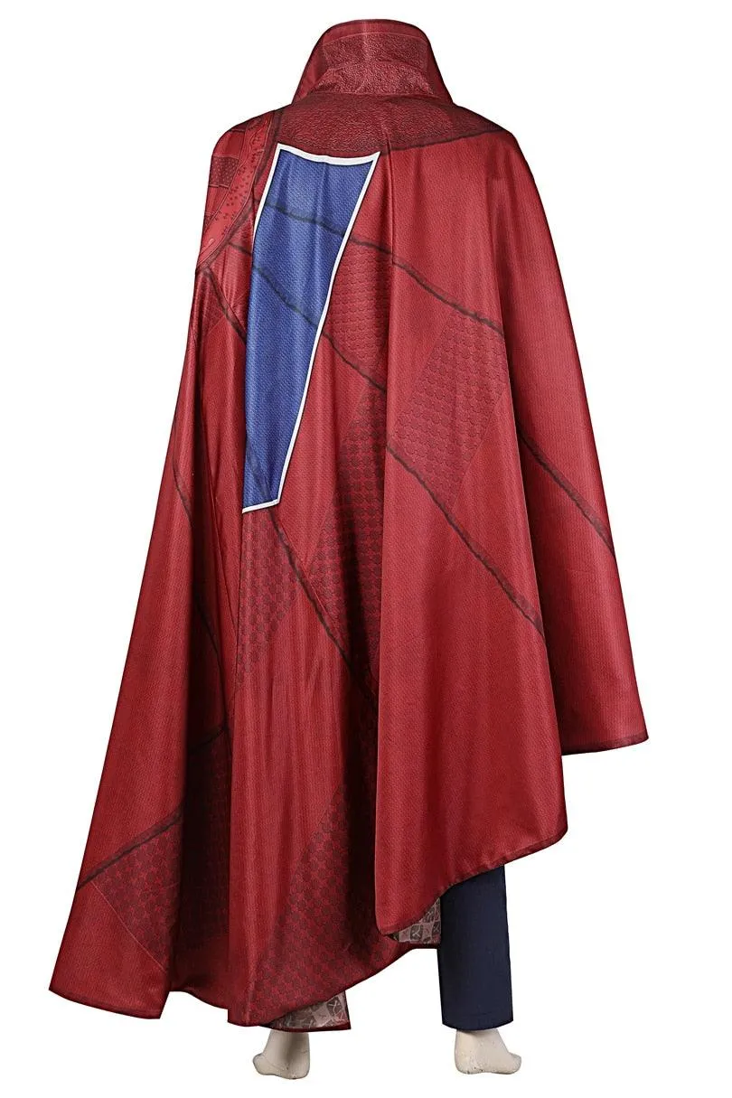 NEW Arrival 2022 Doctor Strange in the Multiverse of Madness | Dr Stephen Strange Costume Cosplay Outfit With Printed Cape   Boots