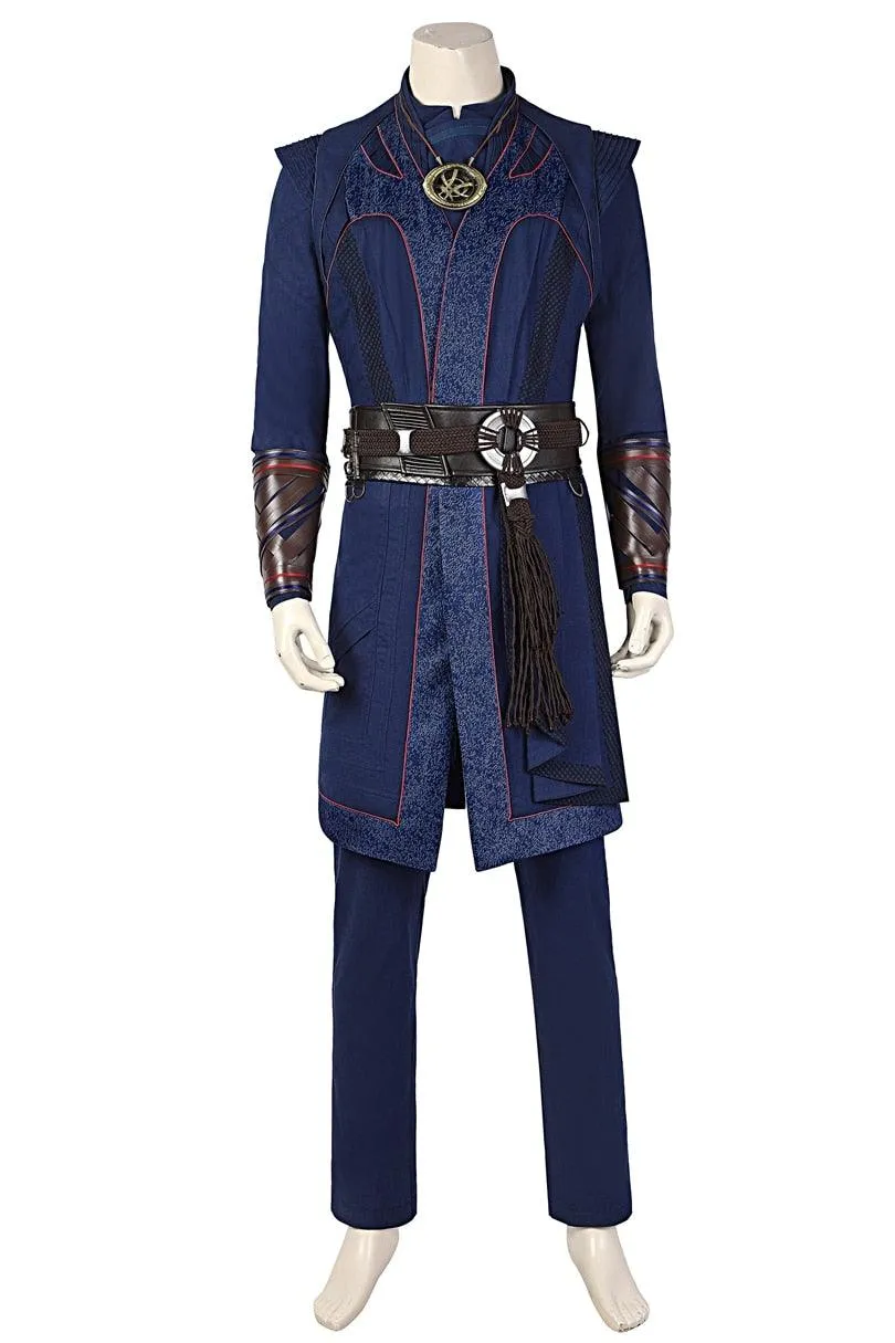 NEW Arrival 2022 Doctor Strange in the Multiverse of Madness | Dr Stephen Strange Costume Cosplay Outfit With Printed Cape   Boots