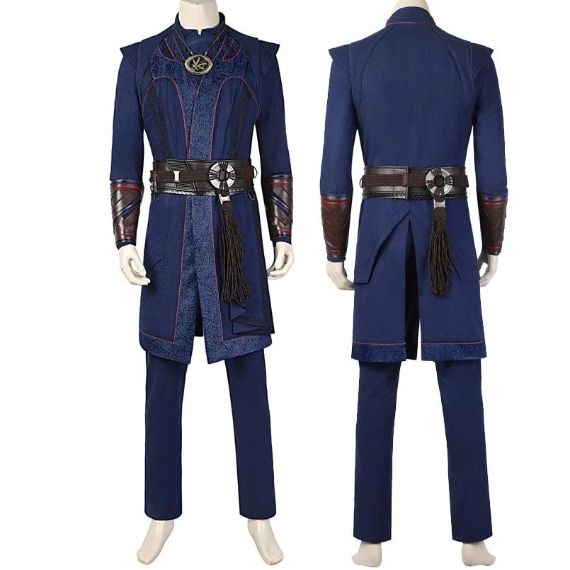 NEW Arrival 2022 Doctor Strange in the Multiverse of Madness | Dr Stephen Strange Costume Cosplay Outfit With Printed Cape   Boots
