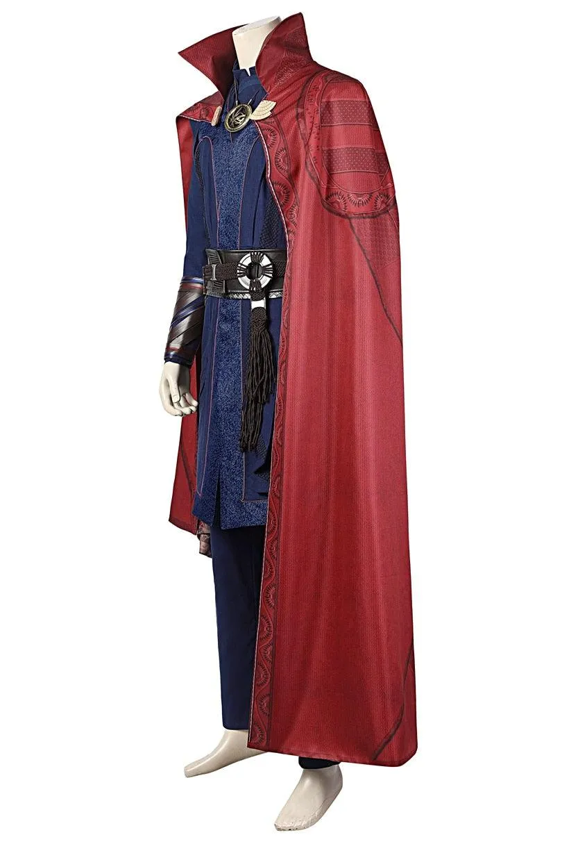 NEW Arrival 2022 Doctor Strange in the Multiverse of Madness | Dr Stephen Strange Costume Cosplay Outfit With Printed Cape   Boots