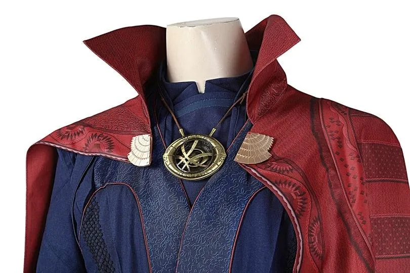 NEW Arrival 2022 Doctor Strange in the Multiverse of Madness | Dr Stephen Strange Costume Cosplay Outfit With Printed Cape   Boots