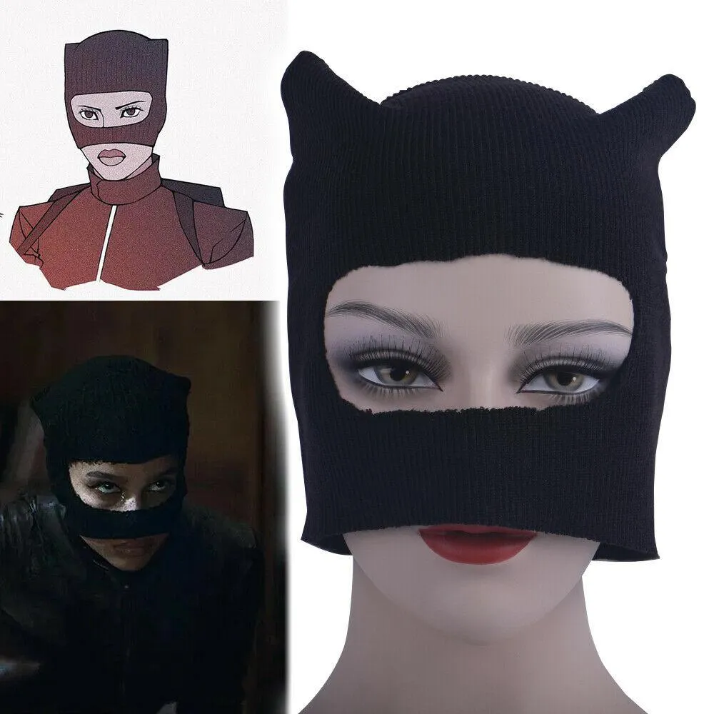 NEW Arrival Catwoman 2022 Movie Mask | Zoe Kravitz Selina Kyle Cosplay Costume Headwear