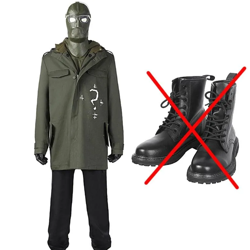 NEW Arrival The Riddler Cosplay Costume | Edward Nygma The Batman 2022 Movie Riddler Outfit Battle Suit with Mask & Boots