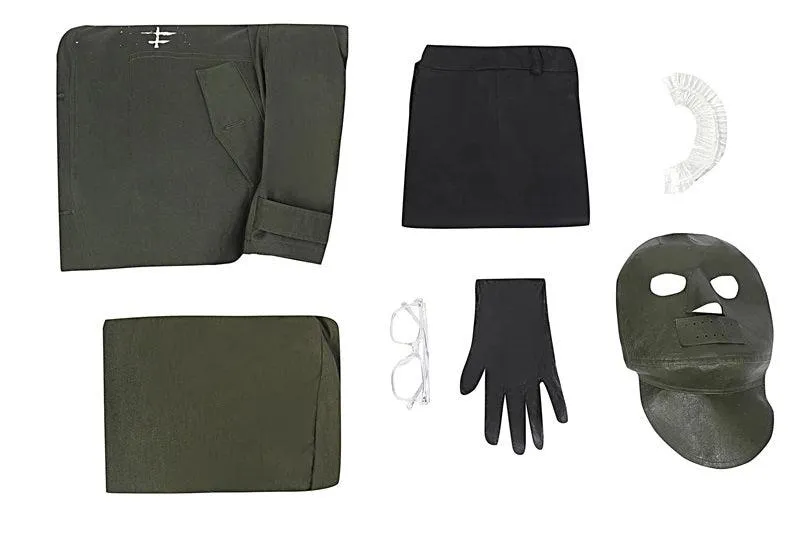 NEW Arrival The Riddler Cosplay Costume | Edward Nygma The Batman 2022 Movie Riddler Outfit Battle Suit with Mask & Boots