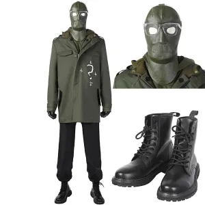 NEW Arrival The Riddler Cosplay Costume | Edward Nygma The Batman 2022 Movie Riddler Outfit Battle Suit with Mask & Boots