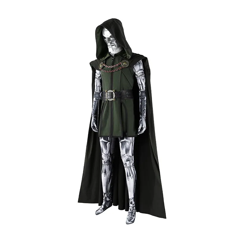 New Avengers 5 Doomsday Doctor Doom Cosplay Costume Halloween Jumpsuit Accosplay