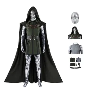 New Avengers 5 Doomsday Doctor Doom Cosplay Costume Halloween Jumpsuit Accosplay