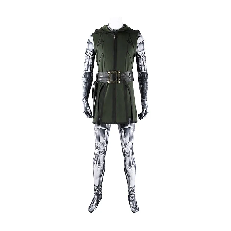 New Avengers 5 Doomsday Doctor Doom Cosplay Costume Halloween Jumpsuit Accosplay