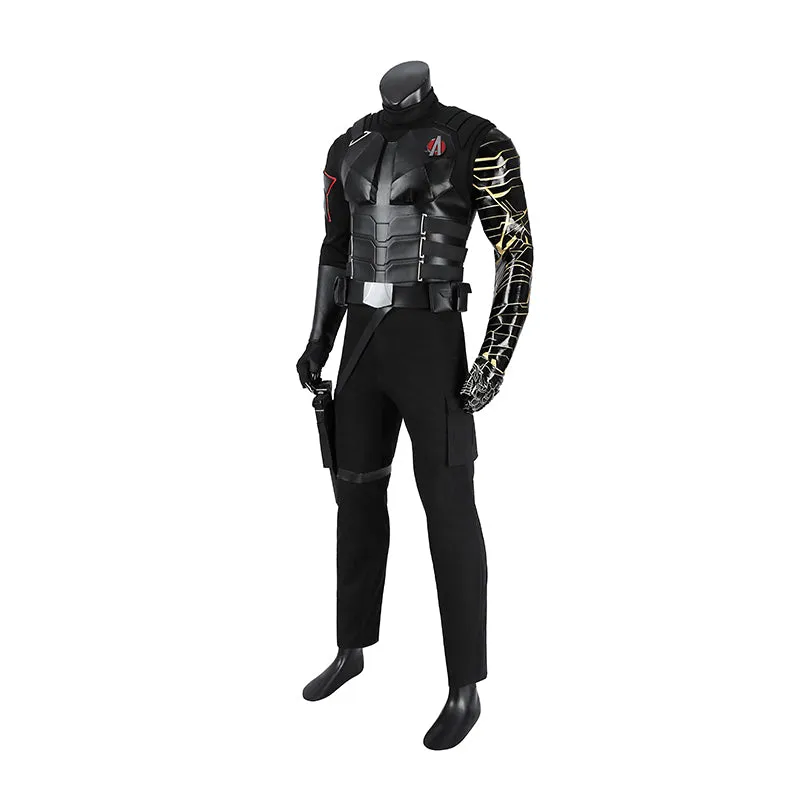 New Avengers Winter Soldier Bucky Barnes Cosplay Costume Deluxe Halloween Suit ACcosplay