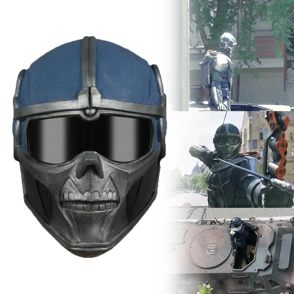 NEW Black Widow's Movie Taskmaster Mask Cosplay Helmet Prop