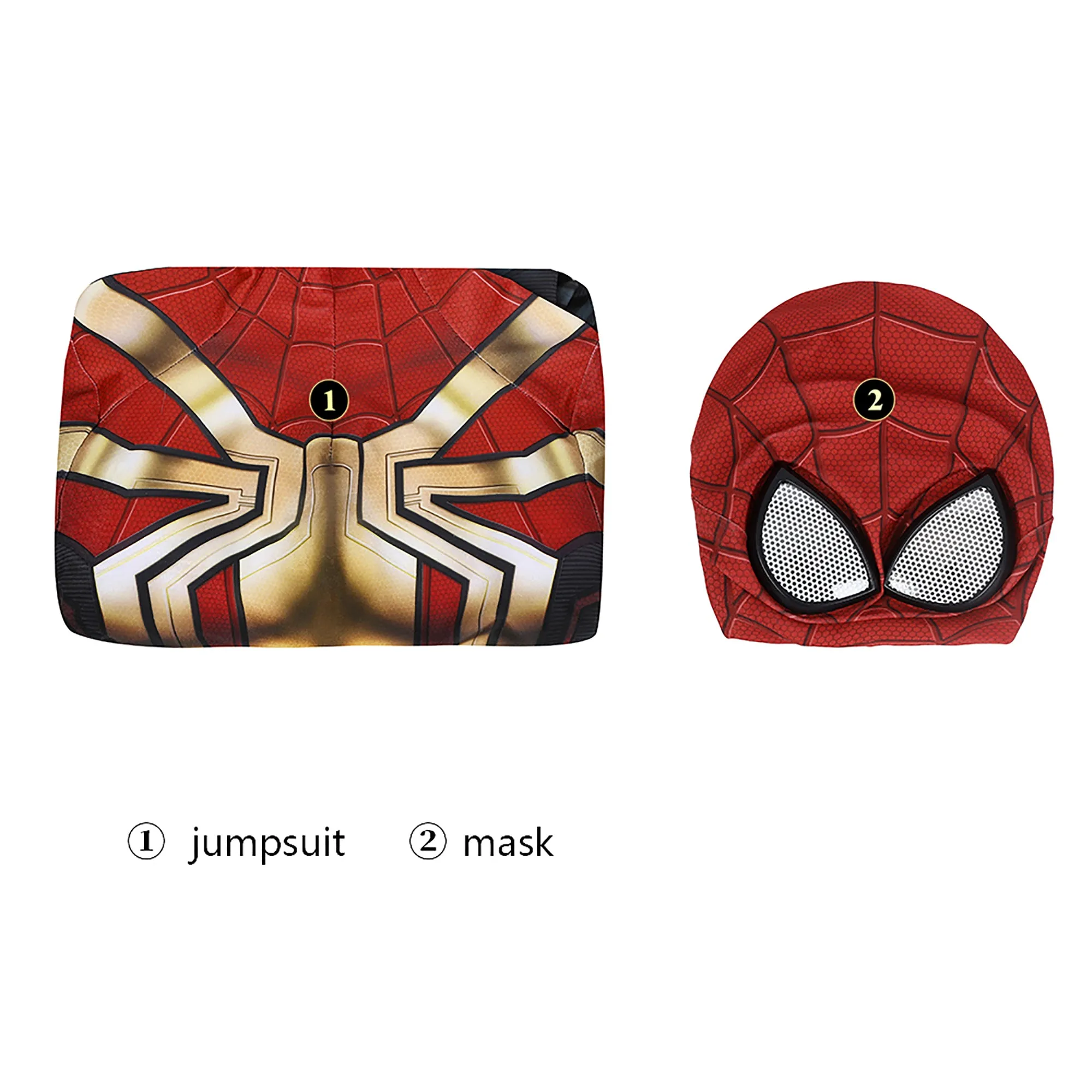 NEW KIDS Spider-Man No Way Home Cosplay Costume | Red Blue Spiderman Jumpsuit