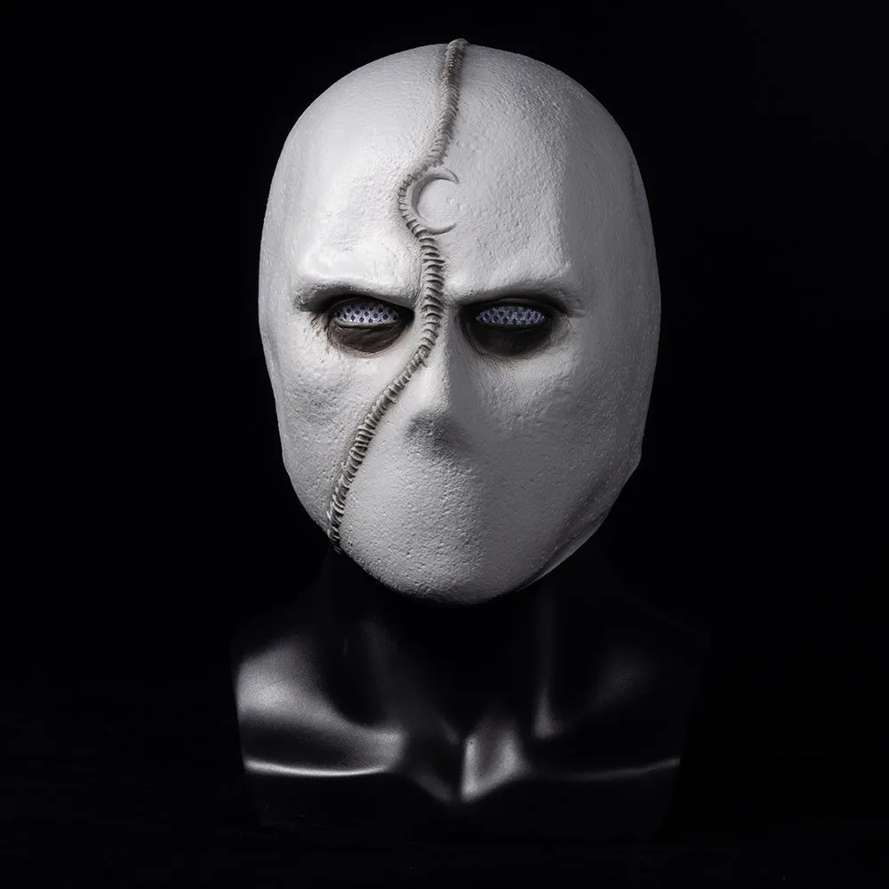 NEW Moon Knight Cosplay Mask (With & Without LED) TV Series Costume Prop Mask