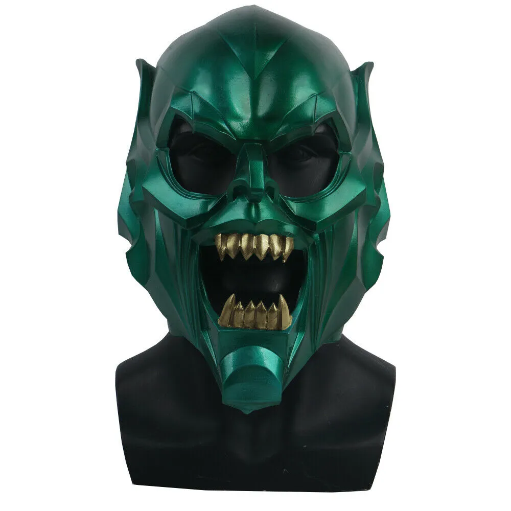 NEW The Green Goblin Mask Cosplay Costume Latex Mask | Spider man No Way Home