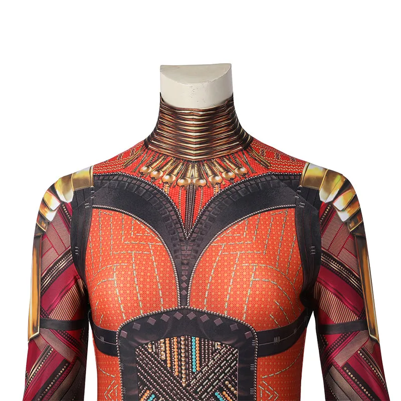 Okoye Battle Suit Black Panther Wakanda Dora Milaje Okoye Cosplay Costume Halloween Bodysuit