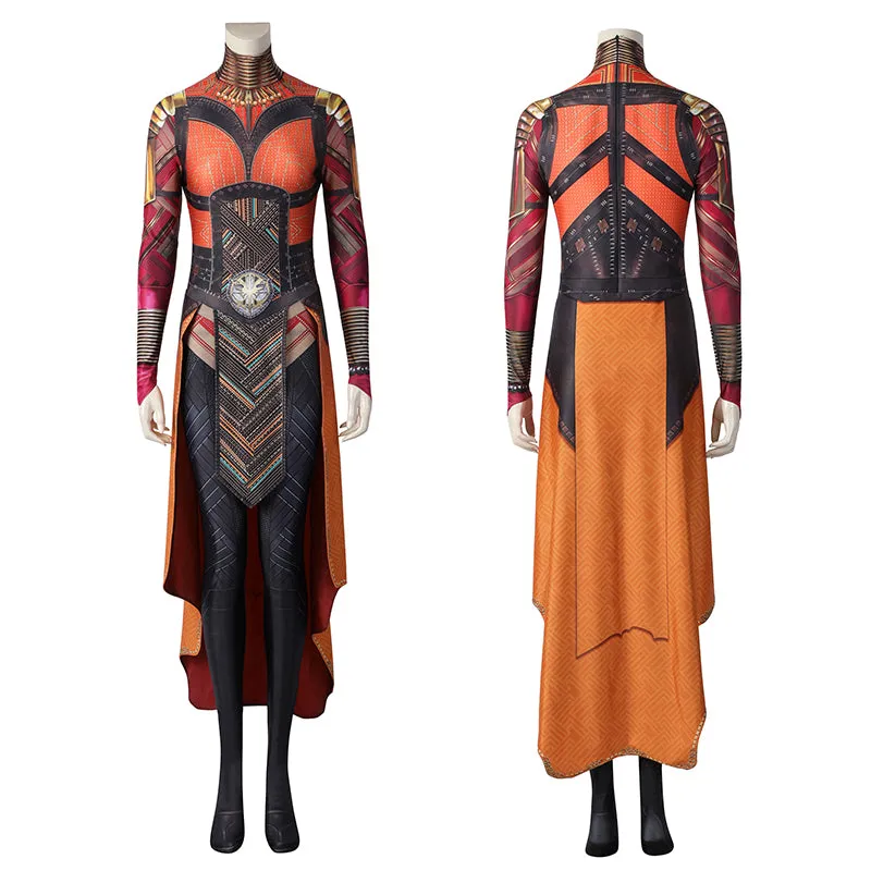Okoye Battle Suit Black Panther Wakanda Dora Milaje Okoye Cosplay Costume Halloween Bodysuit
