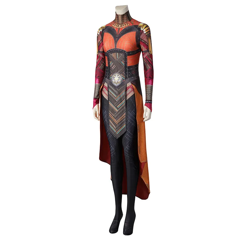Okoye Battle Suit Black Panther Wakanda Dora Milaje Okoye Cosplay Costume Halloween Bodysuit