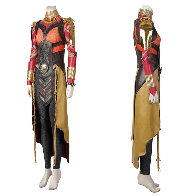 Okoye Cosplay Black Panther Wakanda Forever Royal Guard Captain Costume Halloween Carnival Suit