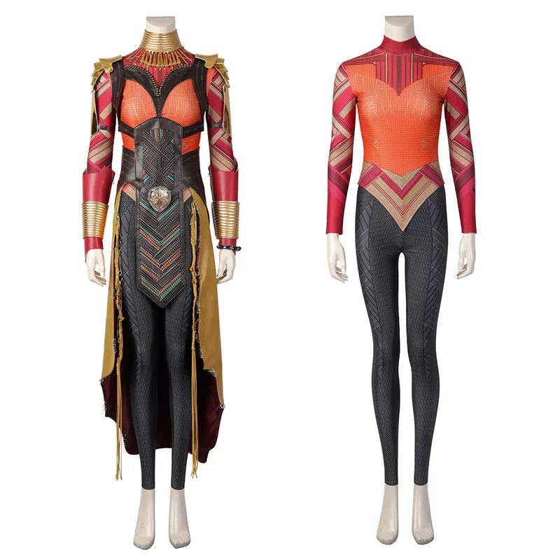 Okoye Cosplay Black Panther Wakanda Forever Royal Guard Captain Costume Halloween Carnival Suit