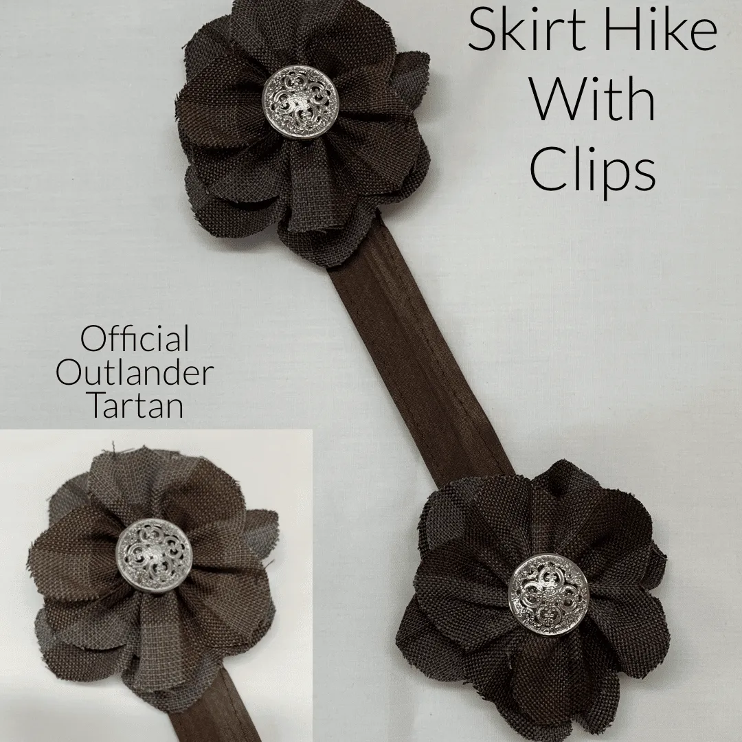 Outlander Tartan Flower Shirt Hike