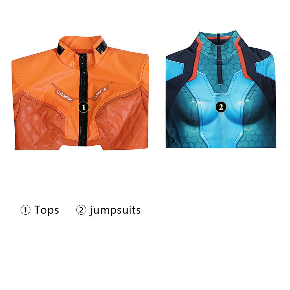 Overwatch 2 OW2 Juno Cosplay Costume Halloween Outfit ACcosplay