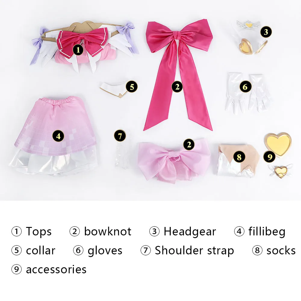 Overwatch Magical Girl Juno Cosplay Costumes Halloween Outfit ACcosplay