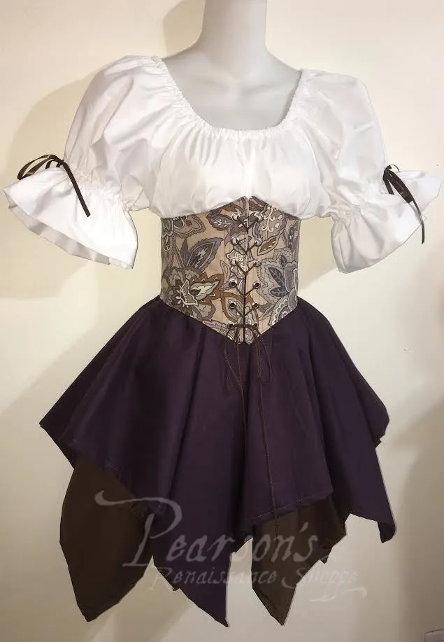 Plum Fairy Set with Added Long Skirt