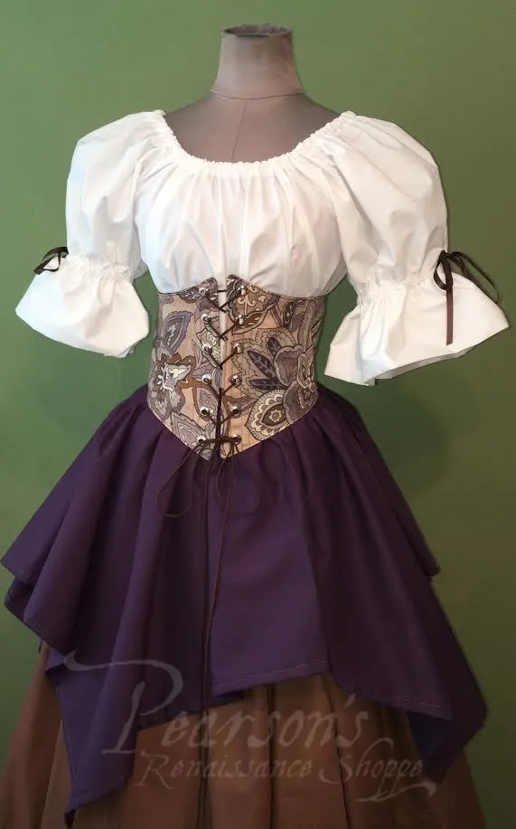 Plum Fairy Set with Added Long Skirt