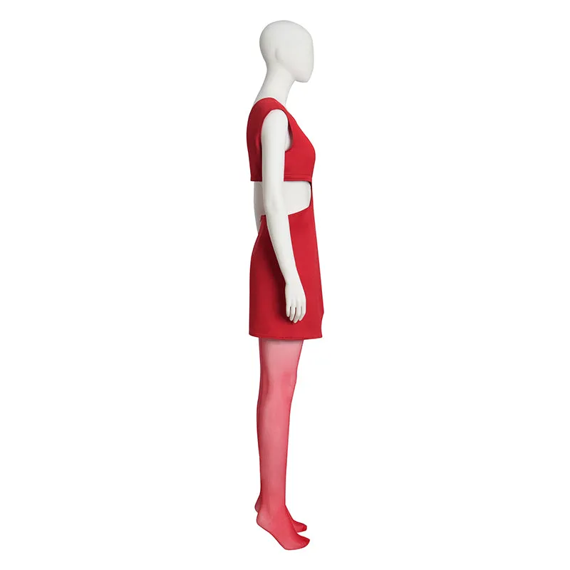 Power Season 3 Cosplay Costume Ghost Red Dress Halloween Carnival Suit