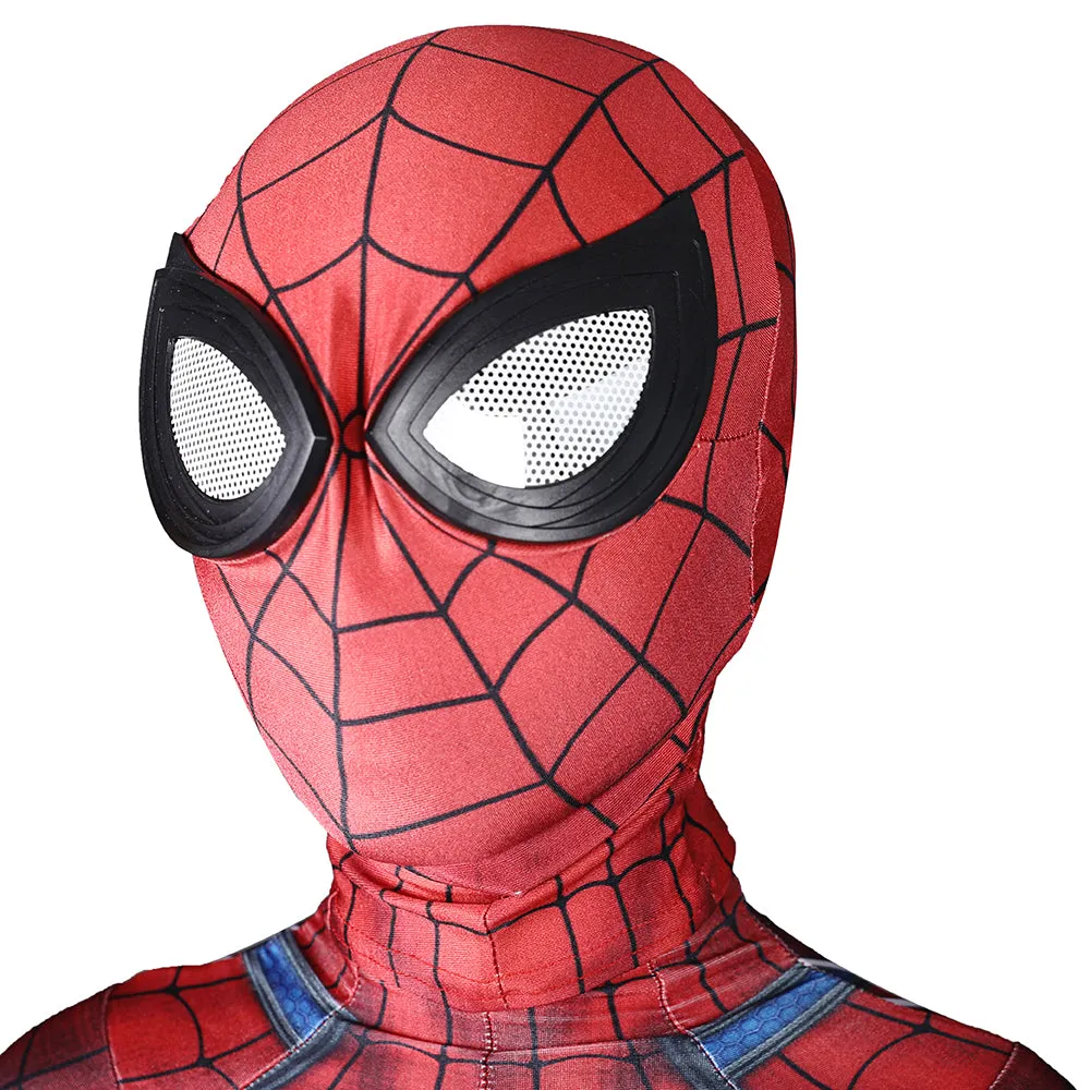 PS4 Spider-Man Spiderman Jumpsuit Cosplay Costume Kids Adults