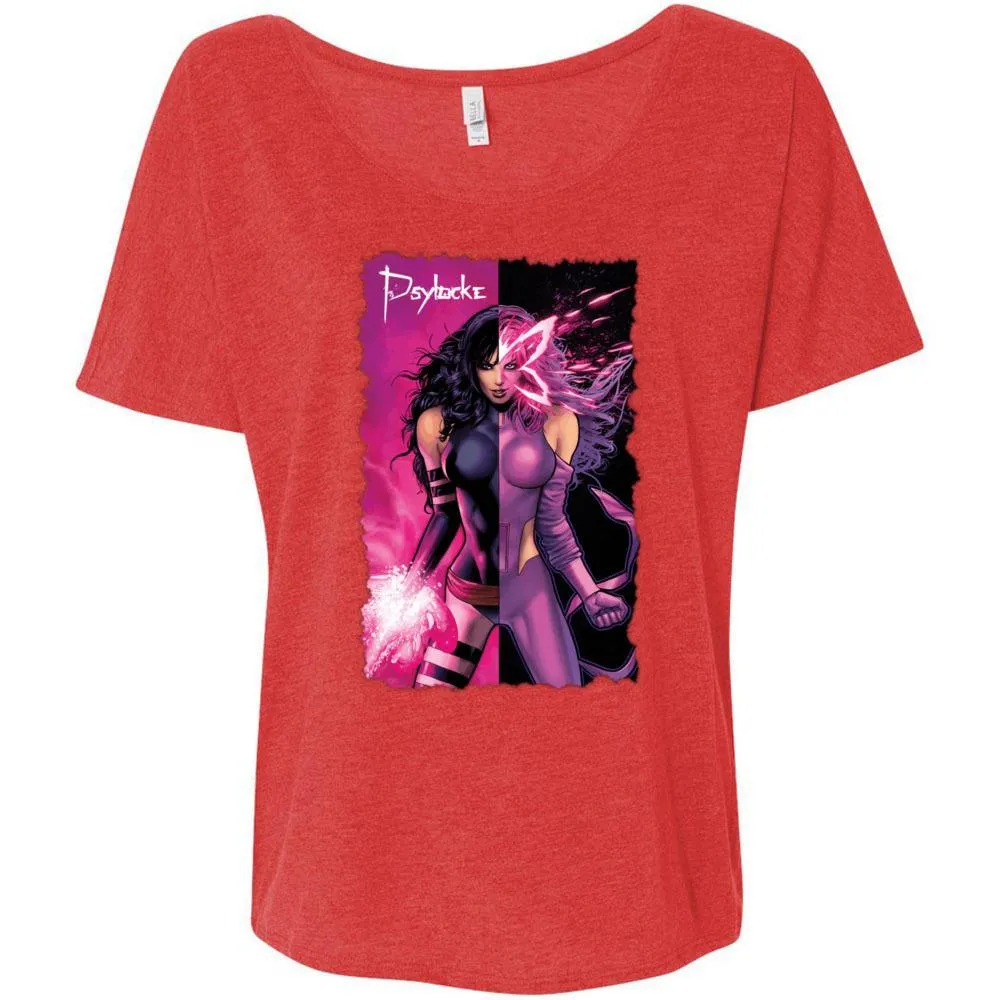Psylocke X-Men Bella Canvas Women's Tee (Multiple Colors Available)