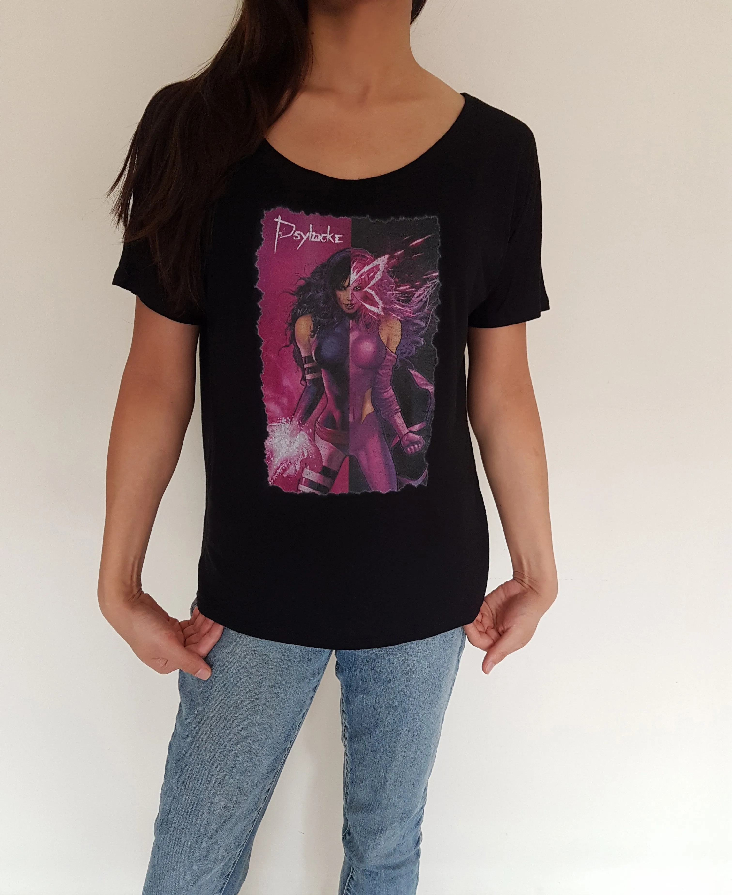 Psylocke X-Men Bella Canvas Women's Tee (Multiple Colors Available)