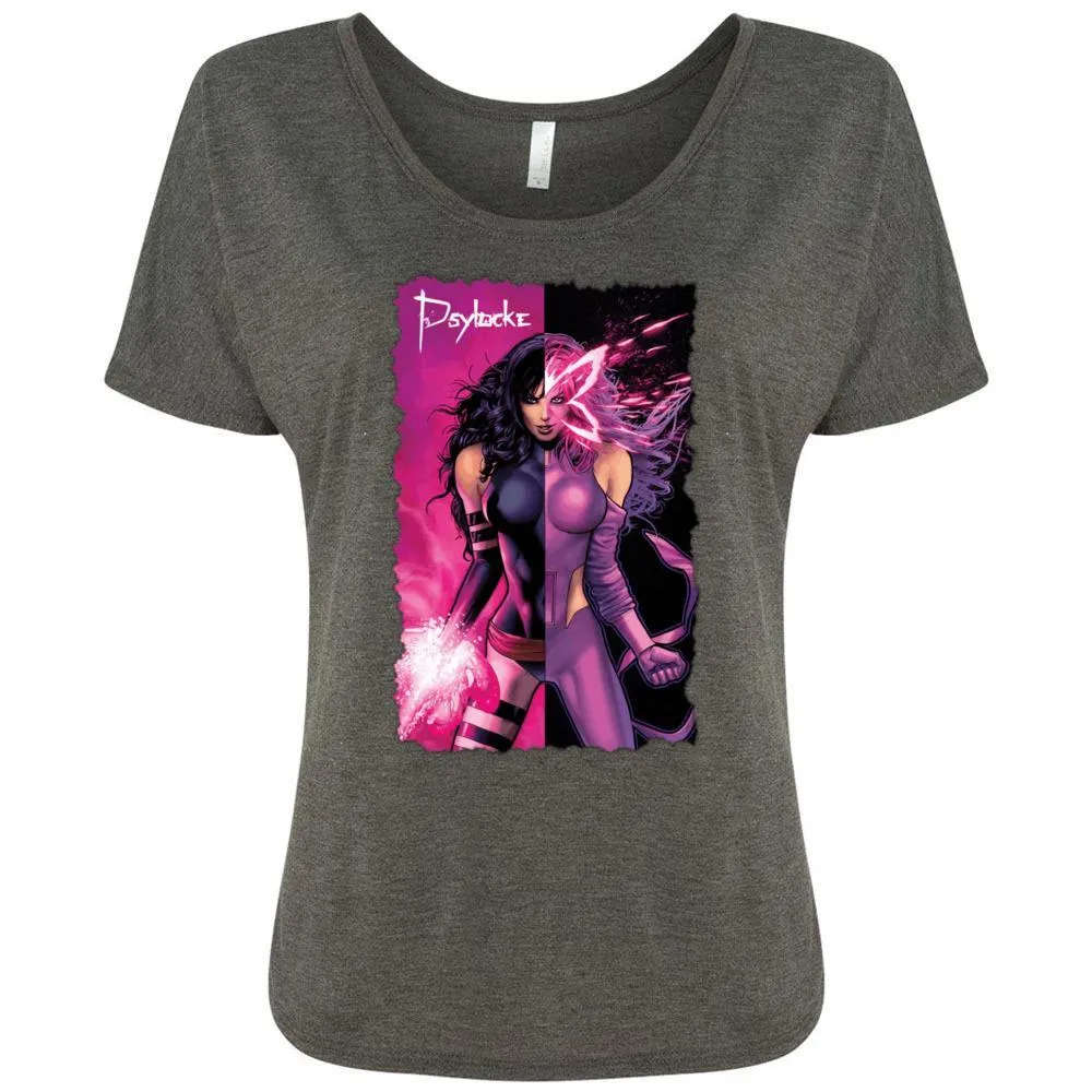 Psylocke X-Men Bella Canvas Women's Tee (Multiple Colors Available)