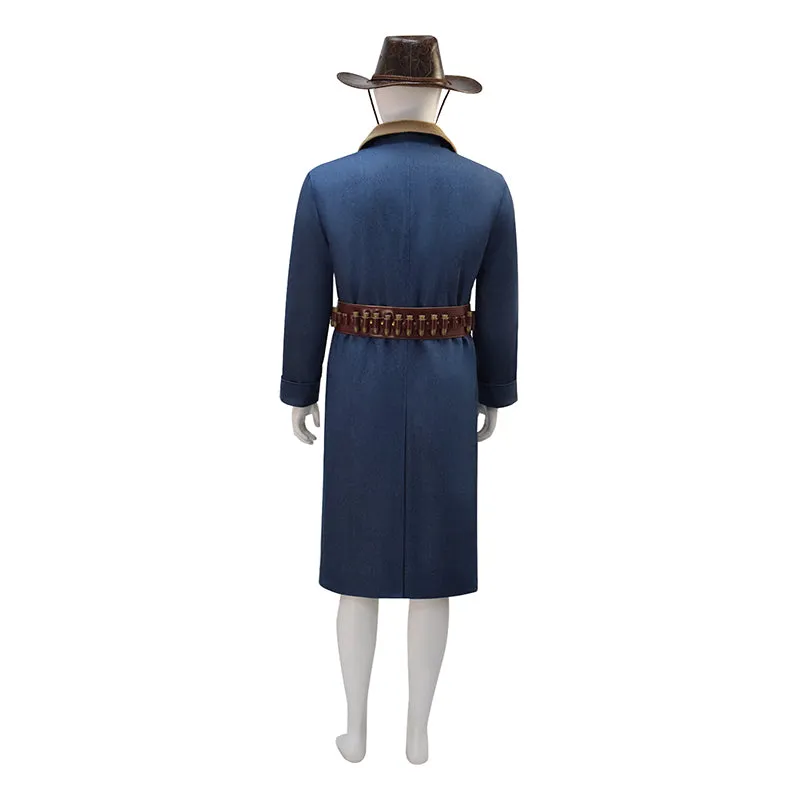 Red Dead Redemption 2 Arthur Morgan Blue Coat Halloween Suit ACcosplay